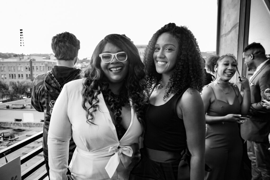 Whitney Beatty (Josephine and Billies/Apothecarry) and Shanel Lindsay (Ardent) attend Natural High Company's inaugural Juneteenth Emancipation Edition of the “Plates and Plants" dinner series honoring Black Changemakers in Cannabis, Hollywood, June 17th, 2022.